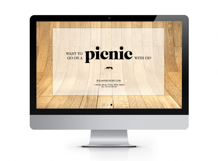 PICNIC. Landing Page